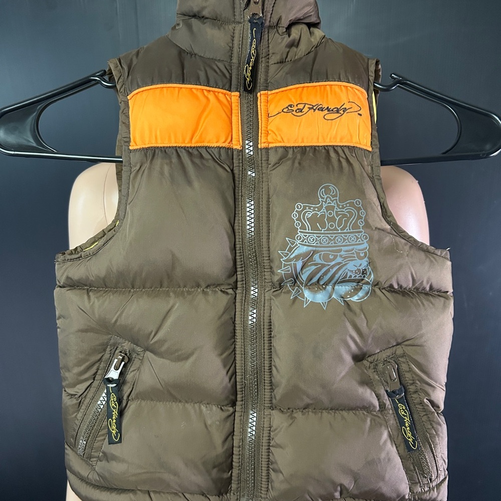 Ed Hardy Puffer Jacket size 2